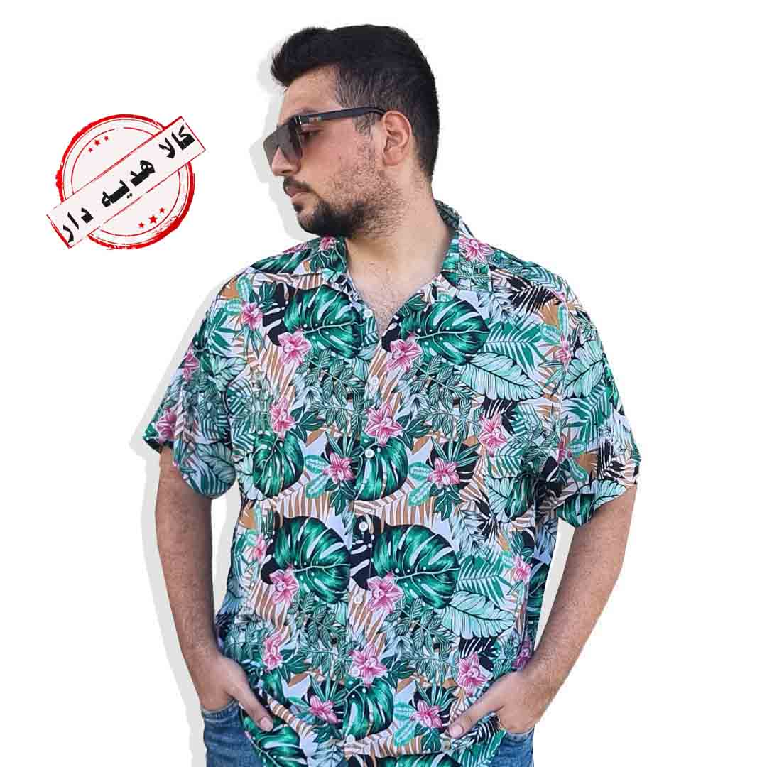 پیراهن سایز بزرگ مردانه هاوایی